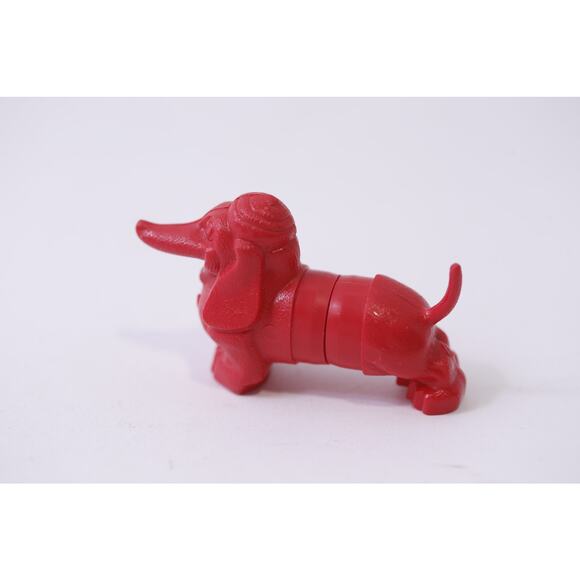 Vintage Childs Oral B Dachshund Dog Toothbrush Cap Red 1957 Toy, 251028-WH 289 - Picture 2 of 5